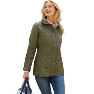 LL Bean Quilted Riding Jacket Utility Outdoor Equestrian - XS Petite